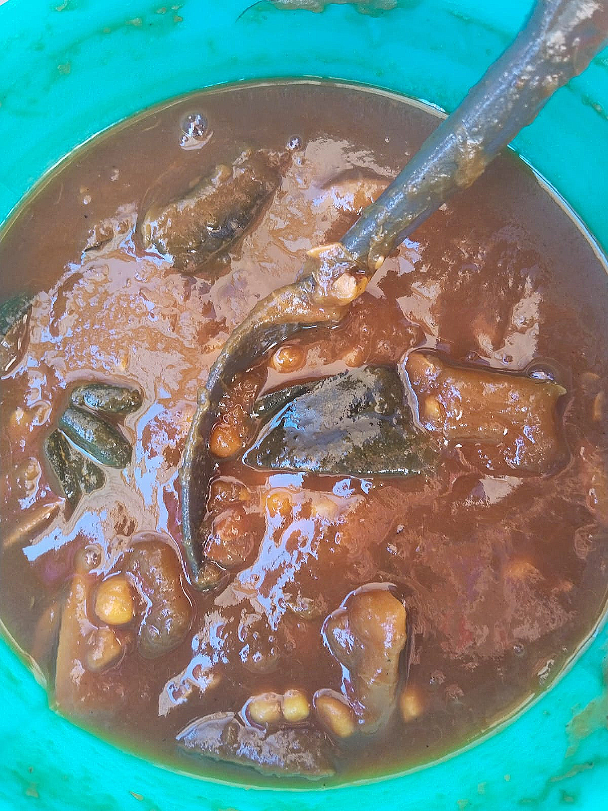 Dulce de calabaza con trigo.